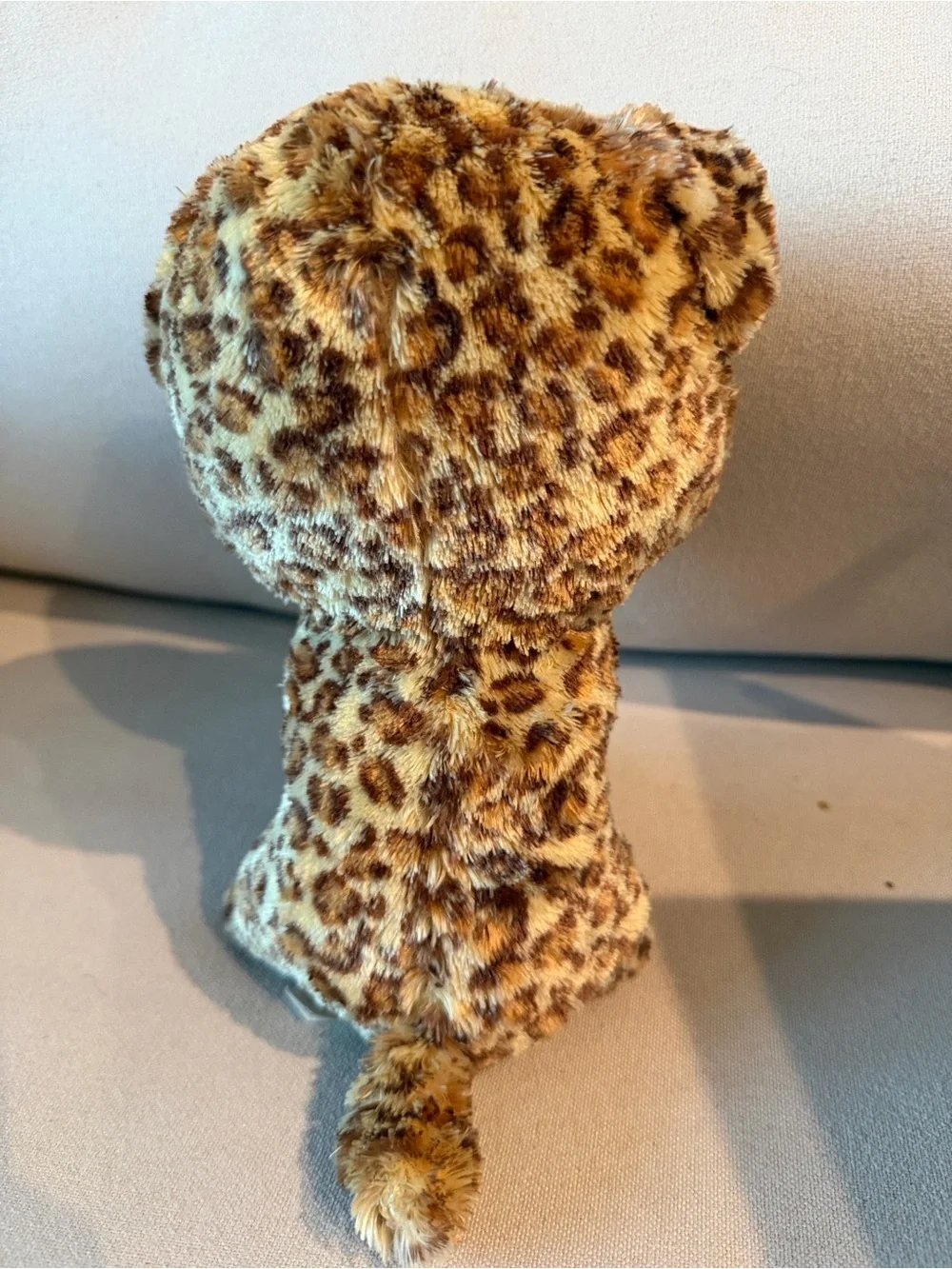 Ty Sparkle-Eyed Leopard Plush in Brown and Green
